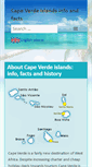 Mobile Screenshot of cape-verde-islands-cabo-verde.com